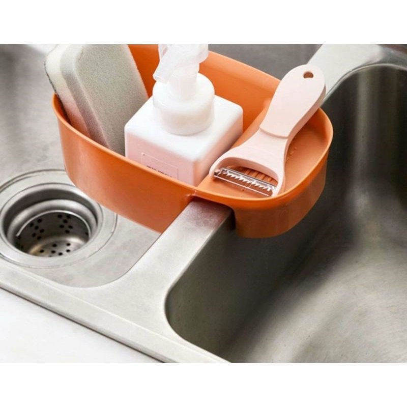 Khay Lọc Rác Bồn Rửa Bát Kèm Để Đồ Đa Năng Khay Nhựa Lọc Rác - dc.market