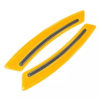 Bộ 2 miếng dán phản quang vè xe ô tô (đỏ), mẫu 02