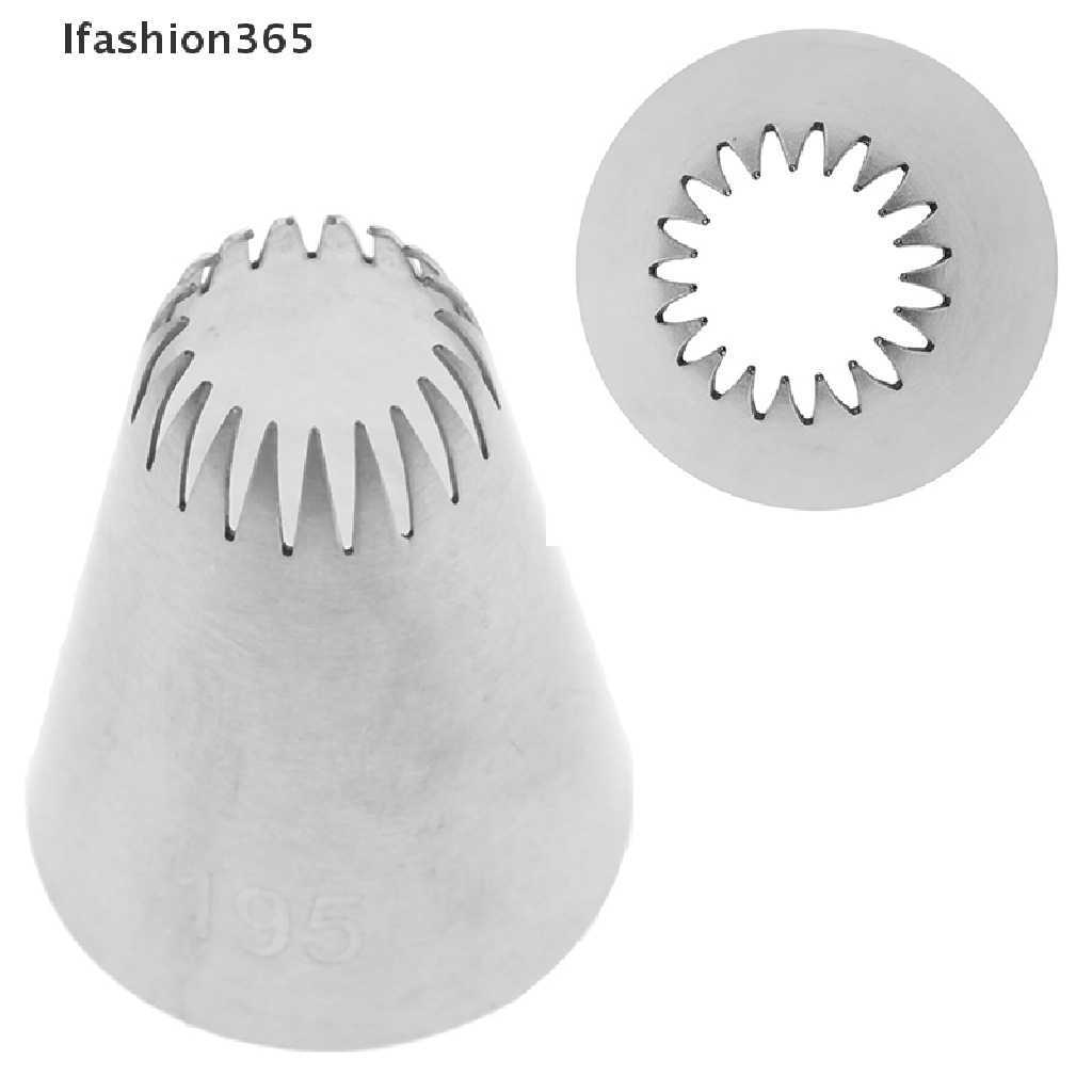Đuôi bắt bông kem trang trí bánh bằng thép không gỉ Ifashion365 # 195