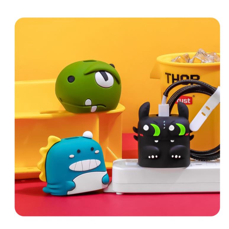 Ốp Bảo Vệ Hộp Sạc Tai Nghe Airpods 4 Trong 1 18W 20W Bằng Silicon Họa Tiết Hoạt Hình Dễ Thương