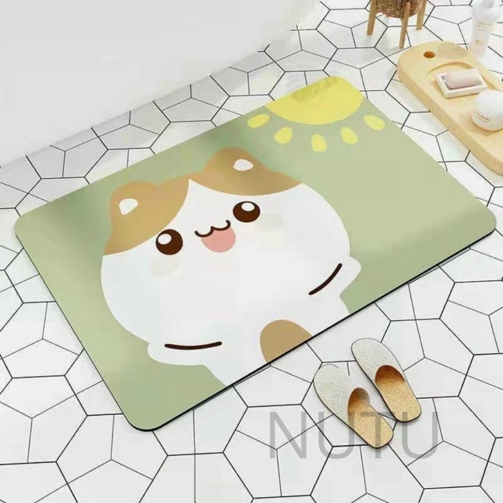 Thảm Lau Chân Silicon Hình Thú - thảm lau chân silicon kute - Kanta store