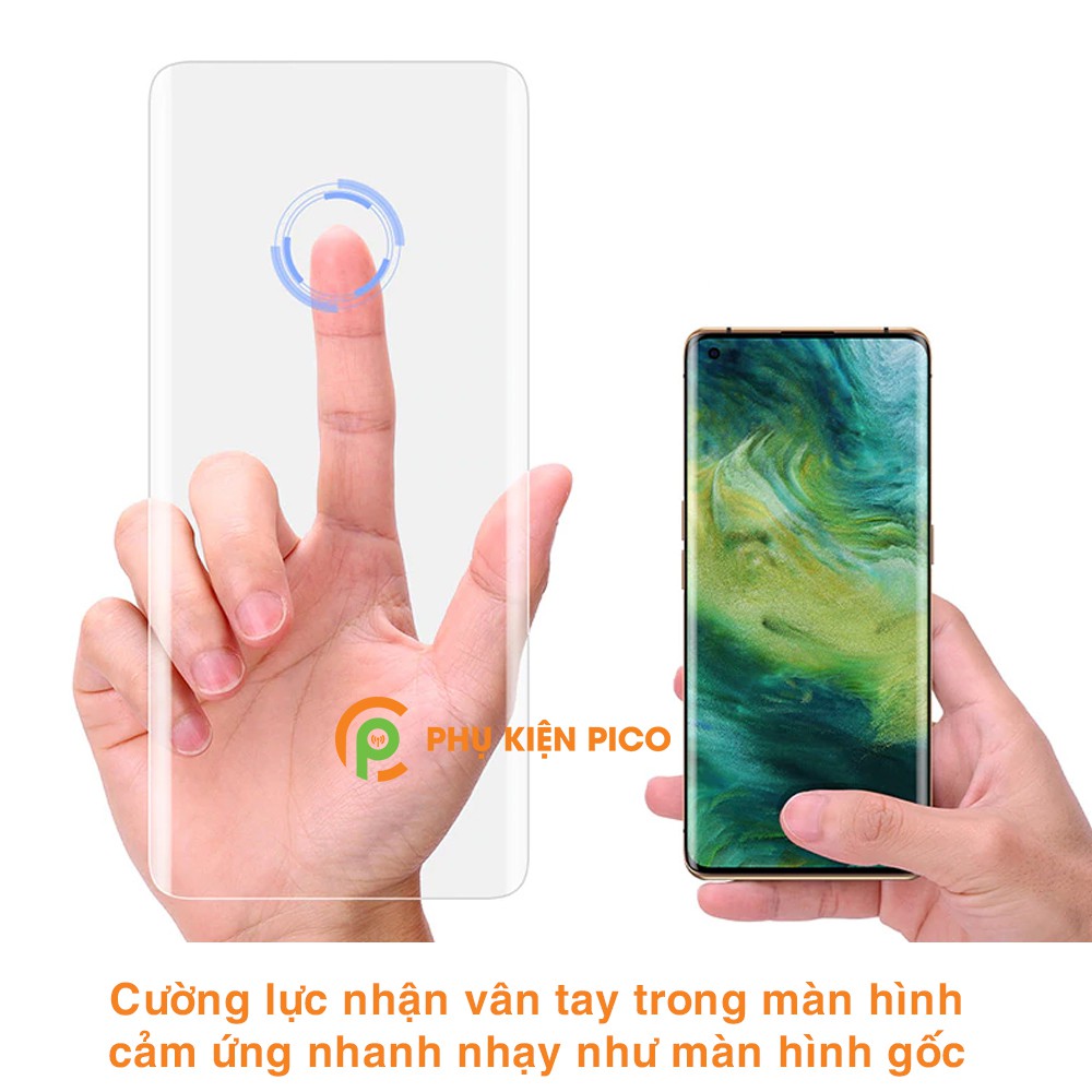 Kính cường lực Oppo Find X2 | Find X2 Pro | Find X3 | Find X3 Pro đèn UV cỡ lớn T-Max - Dán màn hình Oppo Find X2