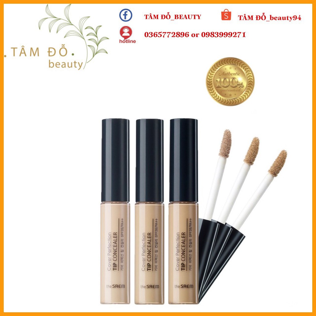 Che khuyết điểm The Saem Cover Perfection Tip Concealer