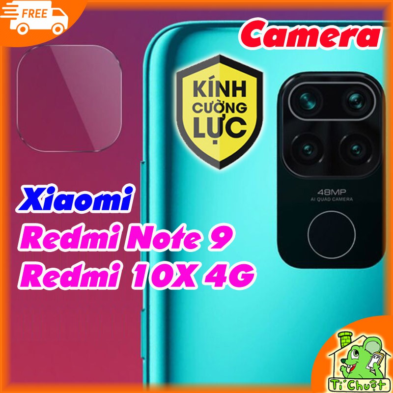 [Ảnh Thật] Kính Cường Lực chống trầy Camera Xiaomi Redmi Note 9/ Redmi 10X 4G
