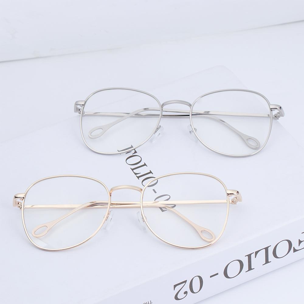 ESPO Mắt Kính Gọng Tròn Lớn Bằng Kim Loại Thời Trang