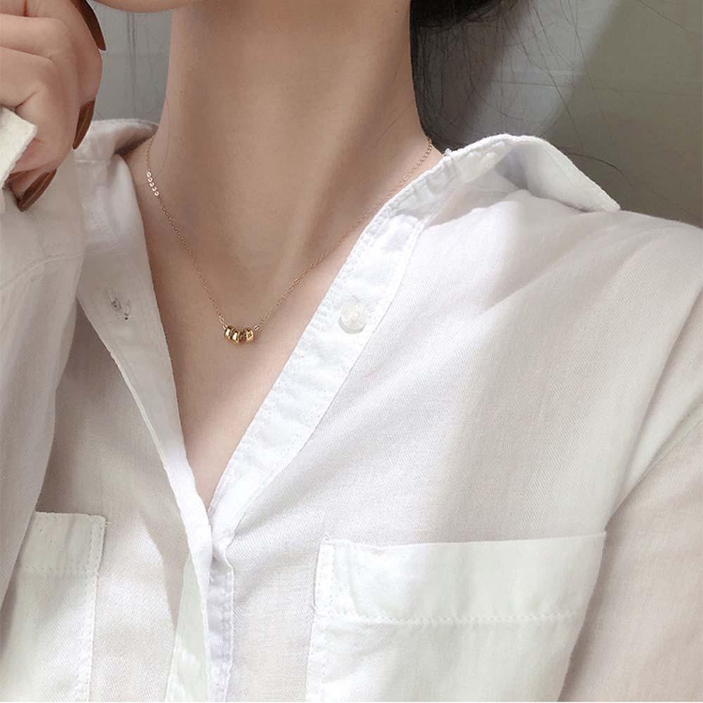 ANEMONE Vòng Cổ Choker Ba Lớp Tối Giản Cho Nữ