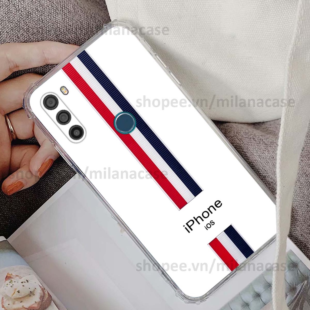 Ốp Vsmart Active 3 in giả da phong cách thể thao, cá tính, thời trang