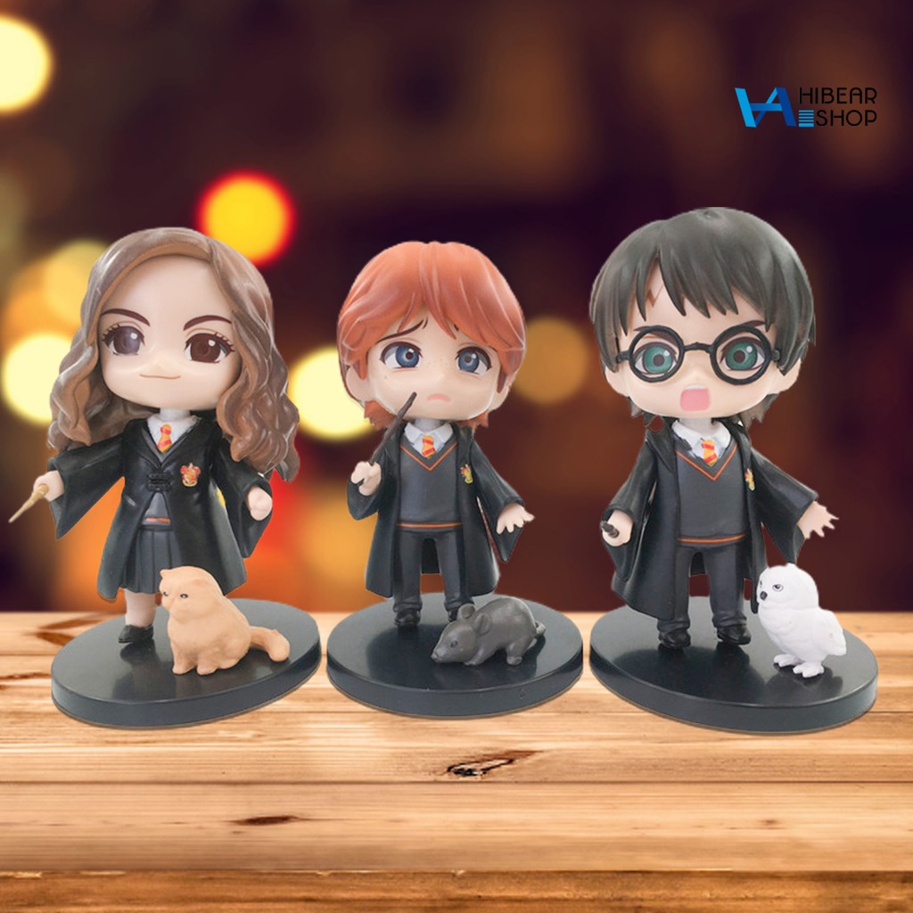 Bộ 3 Tượng Mô Hình Nhân Vật Phim Harry Potter