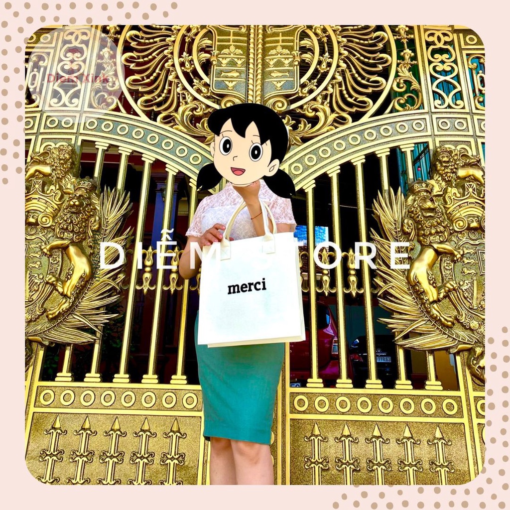 Túi đeo vai, túi merci vải ni nhiều màu siêu hot năm 2022- Diem Store- Tsx068-11- T6