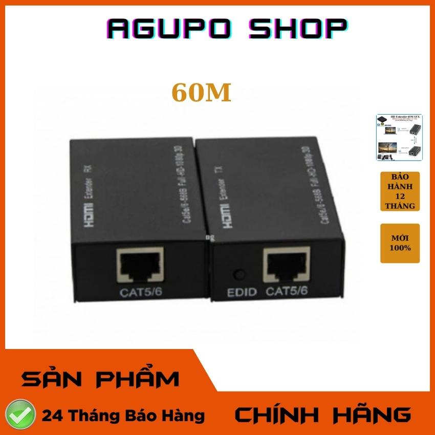 Bộ Kéo Dài Tín Hiệu HDMI 60m Sang Cáp Mạng LAN RJ45 ( Bộ chuyển đổi HDMI)