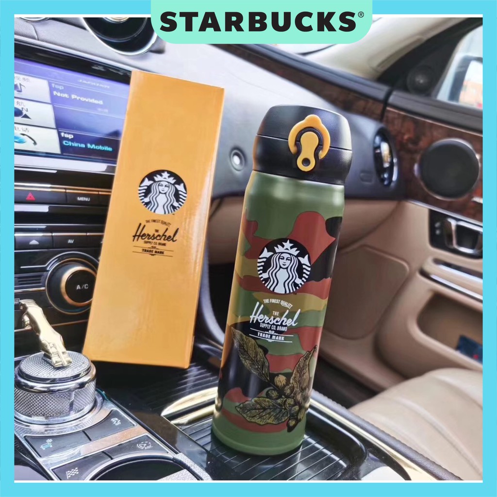 Bình giữ nhiệt chính hãng Starbucks x Thermos X Herschel Combined Limited Edition/Size Grande/ Dung tích 473ml