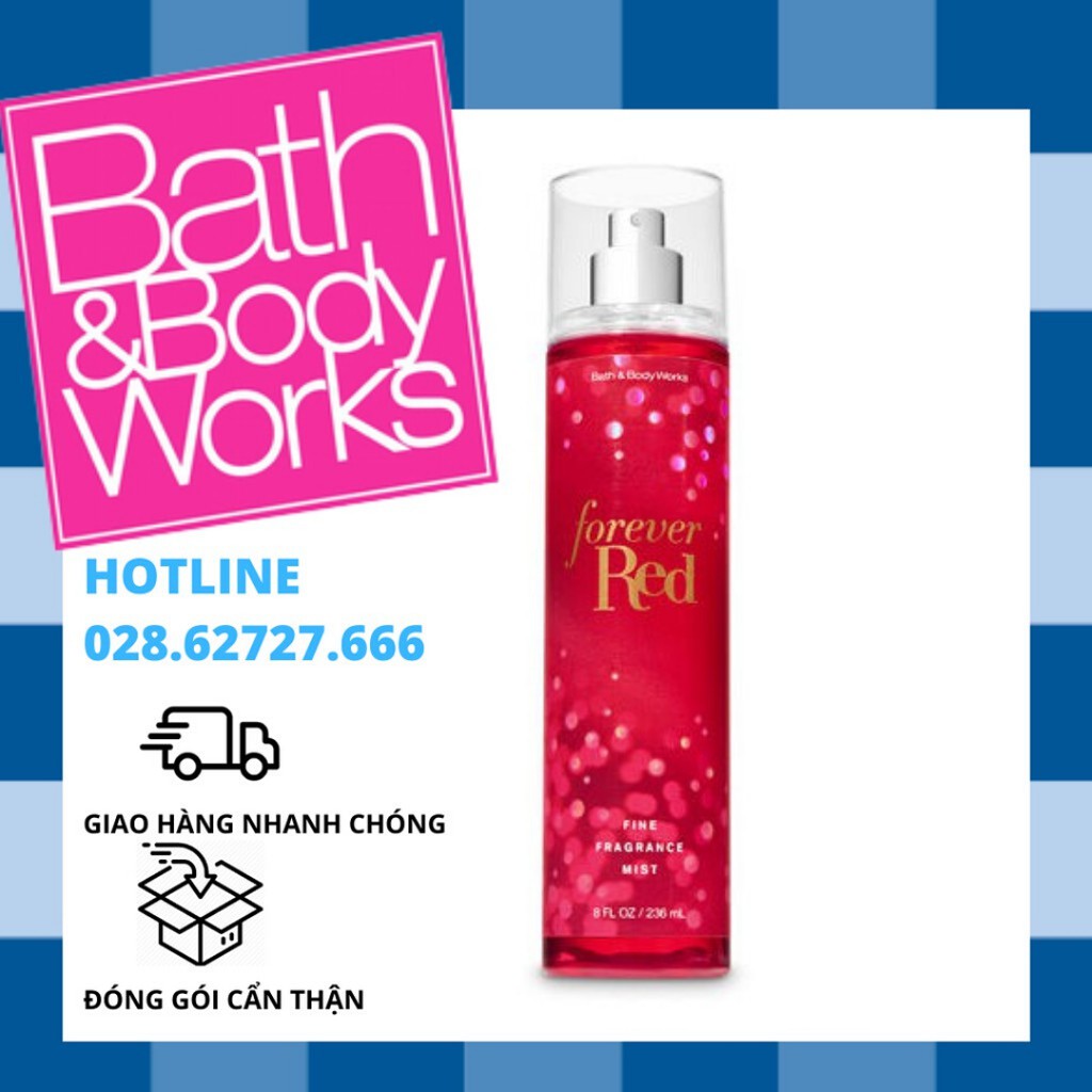 Xịt Thơm Toàn Thân Bath And Body Works - Forever Red