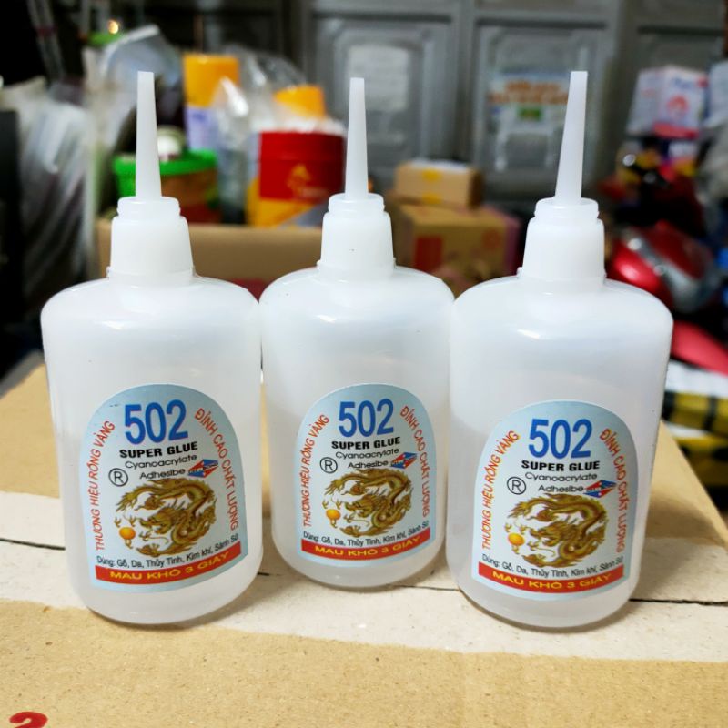 Keo 502 Siêu Dính, Khô Nhanh (Sẵn Hàng Số Lượng Lớn)