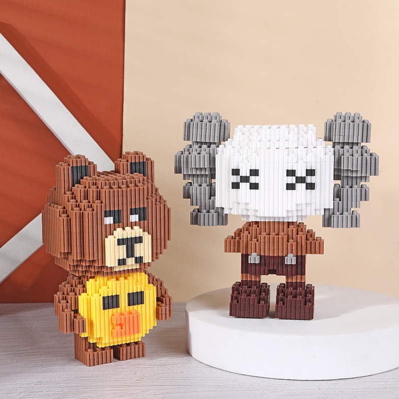 Mới Bộ Đồ Chơi Lắp Ráp Gấu Trúc Cho Bé