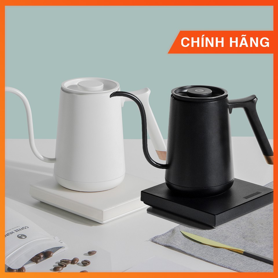 Ấm Điện Pour Over Smart Mini Timemore. Ấm rót drip cao cấp tích hợp bếp điện thông minh