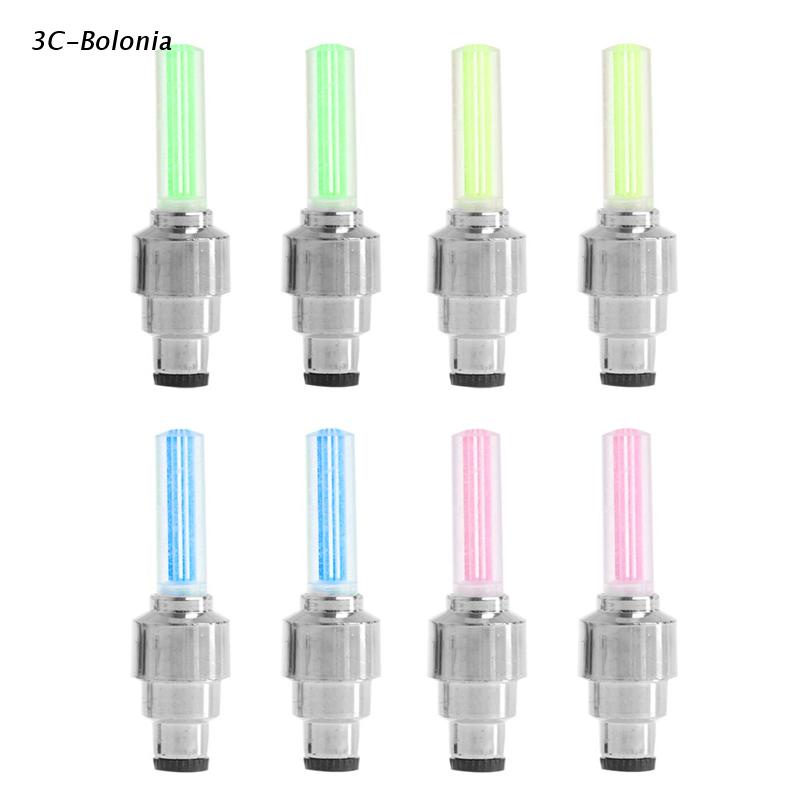 Set 2 Đèn LED Gắn Van Bánh Xe Đạp 4 Màu Sắc
