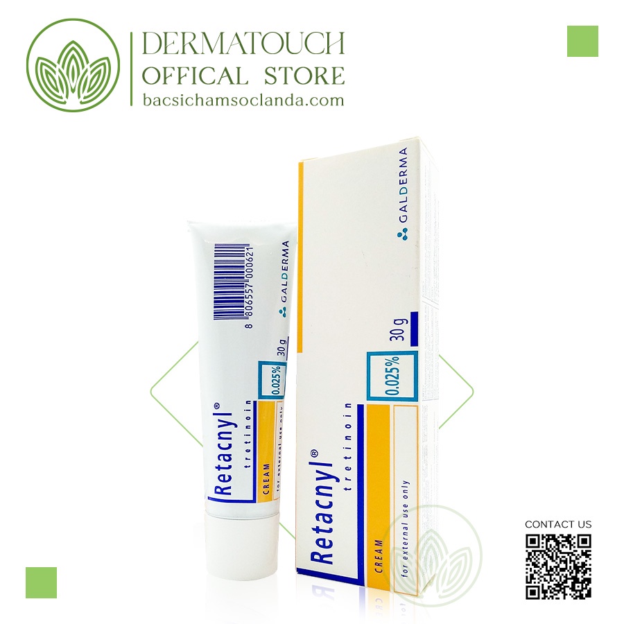 Kem bôi mụn Galderma Retacnyl Tretinoin Cream 0.025%