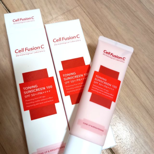 Kem Chống Nắng Nâng Tông Cell Fusion C Toning Sunscreen 100 SPF 50+ PA++++ 50ml