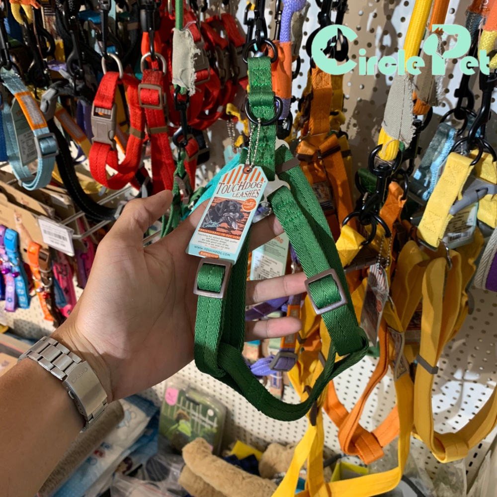 Bộ Dây Dẫn Vòng Yếm Chó Mèo TouchDog Cao Cấp Độ Bền Cao Siêu Chắc - Circle Pet