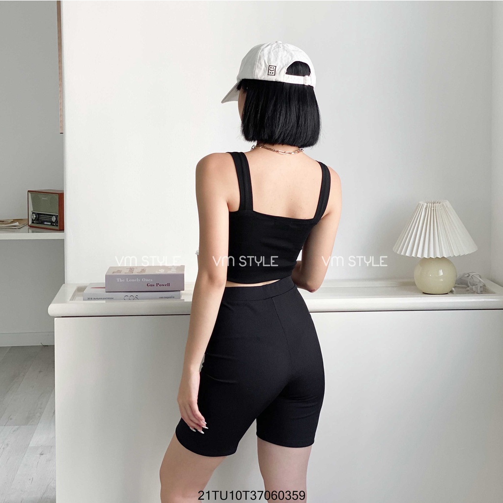 Áo thun 2 dây bản to trơn VM STYLE ulzzang trơn thời trang 22ATU03T372102