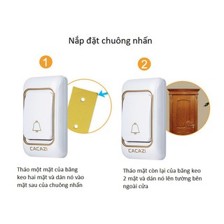 CHUÔNG ĐÔI KHÔNG DÂY CACAZI K06-2