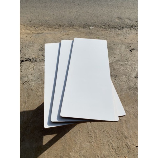 Mặt bàn mdf trắng 2 mặt 60x1m2 dày 18mm nhiều kích thước làm bàn ,làm kệ,...