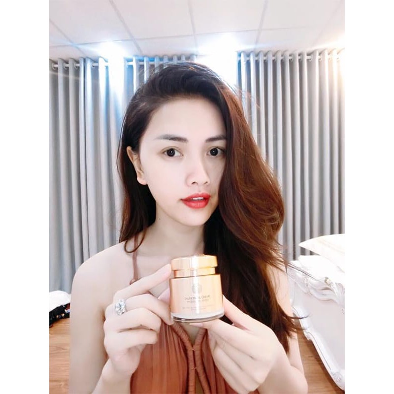 Kem dưỡng cá hồi Cre8skin Salmon Oil Cream Hàn Quốc 80gr