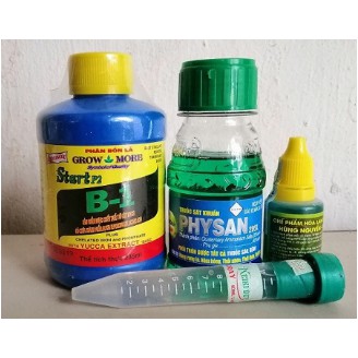 Bộ sản phẩm chống thối nhũn, kích rễ, kieki cho LAN: Physan 20SL; CP Hùng Nguyễn, Keiki Duy Spray; Vitamin B1