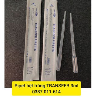 PIPET tiệt trùng TRANSFER 3 ml