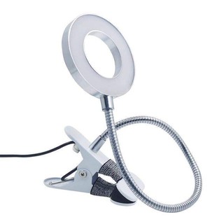 Đèn kẹp bàn làm spa và phun săm 2 ánh sáng