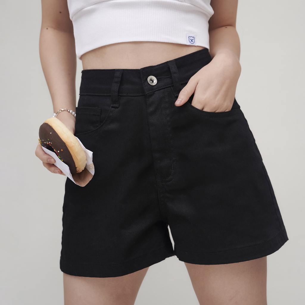 Quần Shorts Lưng Cao Blue Cheese Shorts - Gingerbear