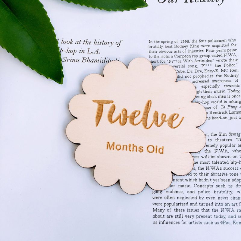 Bộ Thẻ Ảnh Kỷ Niệm Dành Cho Bé Sơ Sinh 0-12 Tháng Tuổi