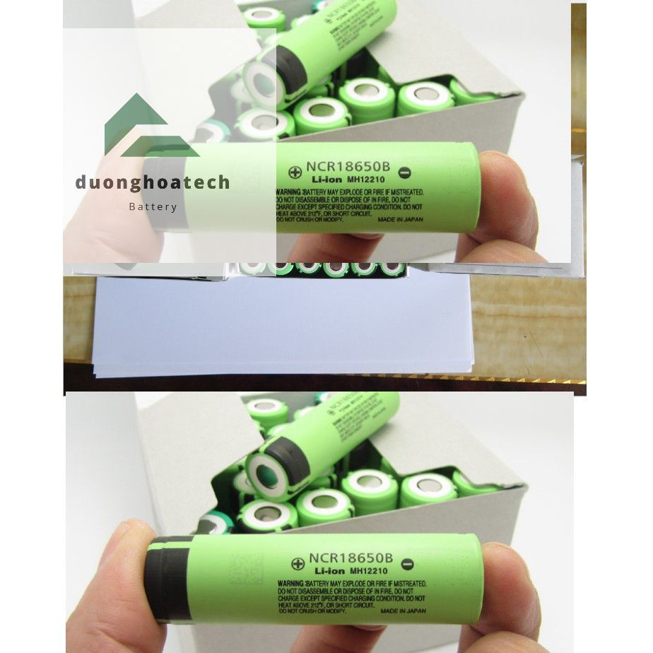 Pin Sạc Li-Ion 3.7V 3400mAh Panasonic NCR 18650B