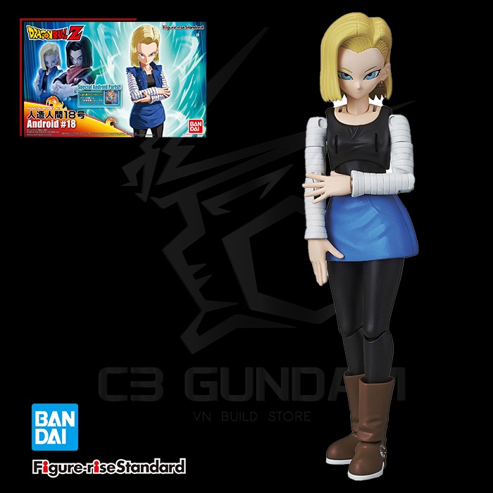 [BANDAI] MÔ HÌNH ĐỒ CHƠI LẮP RÁP FIGURE RISE STANDARD ANDROID#18 DRAGON BALL - 7 VIÊN NGỌC RỒNG CHÍNH HÃNG NHẬT BẢN