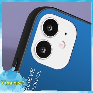 Ốp lưng iPhone 12 - iPhone 12 Pro - iPhone 12 Mini - iPhone 12 Pro Max Gradient edition, chất liệu kính cường lực