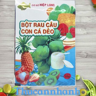 Bột rau câu con cá dẻo gói 12g