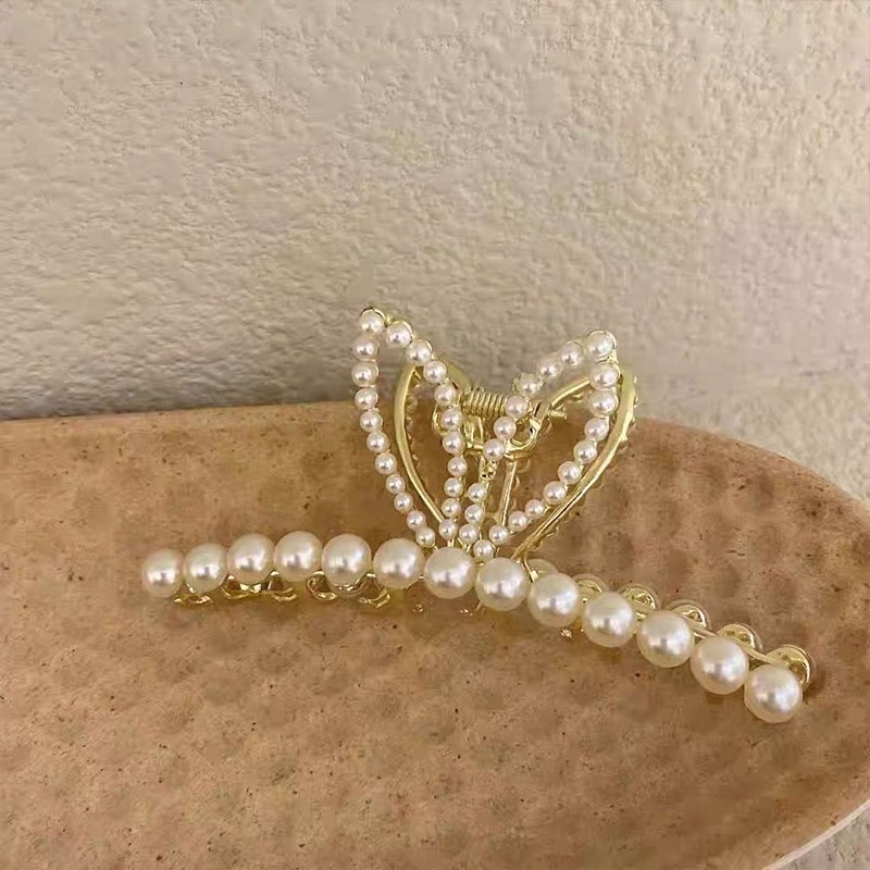 Kẹp tóc Hàn Quốc đính đá  cặp tóc càng cua kim loại nhiều kiểu tùy chọn xinh xắn sang chảnh cho nữ