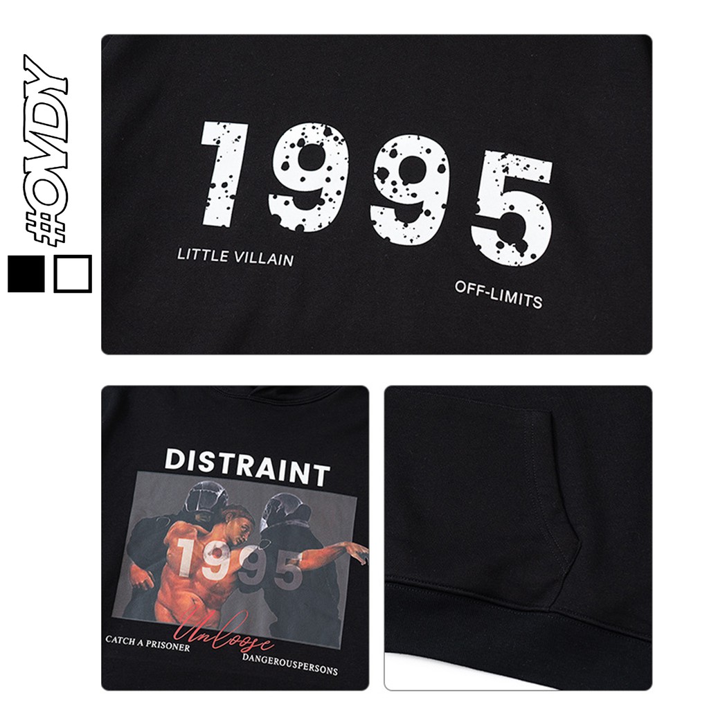 Áo Hoodie DISTRAINT By OVDY Hàng Chuẩn Xuất Khẩu 100% Cotton 360gsm | BigBuy360 - bigbuy360.vn