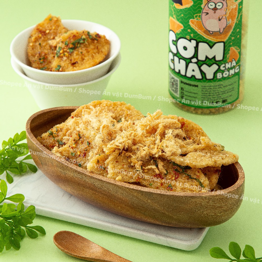 Cơm cháy chà bông 300g DumBum, đồ ăn vặt Hà Nội