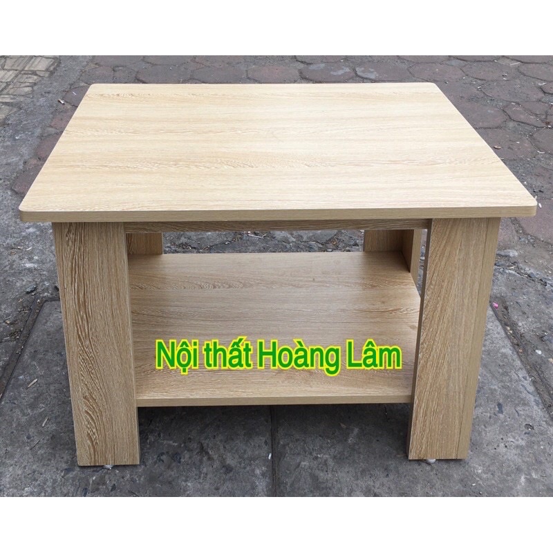 Bàn trà gỗ công nghiệp cỡ to cao 50 cm