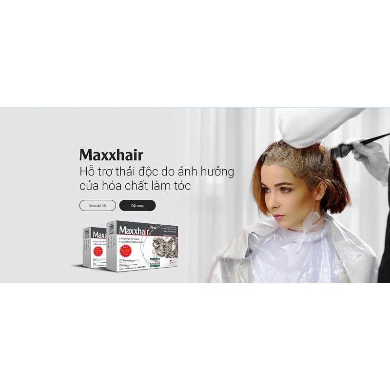 MAXXHAIR - Ngăn rụng tóc,kích thích tóc mọc nhanh
