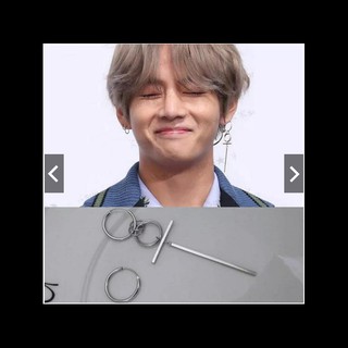 Khuyên tai V bông tai V bông tai Bangtanboykhohangkpop
