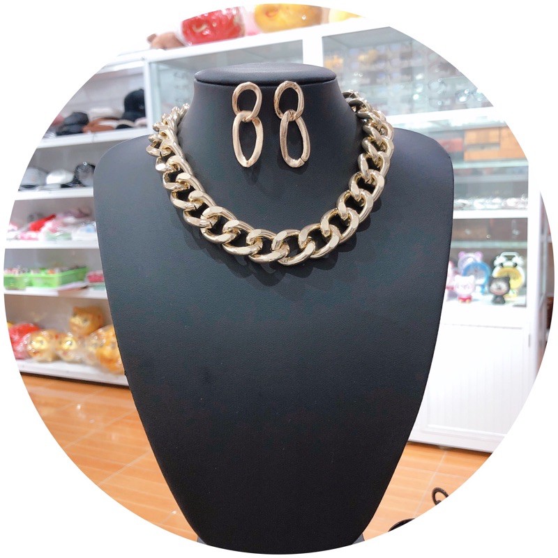 [RẺ VÔ ĐỊCH] CHOKER / VÒNG CỔ XÍCH BẢN 1.7CM PHONG CÁCH CÁ TÍNH