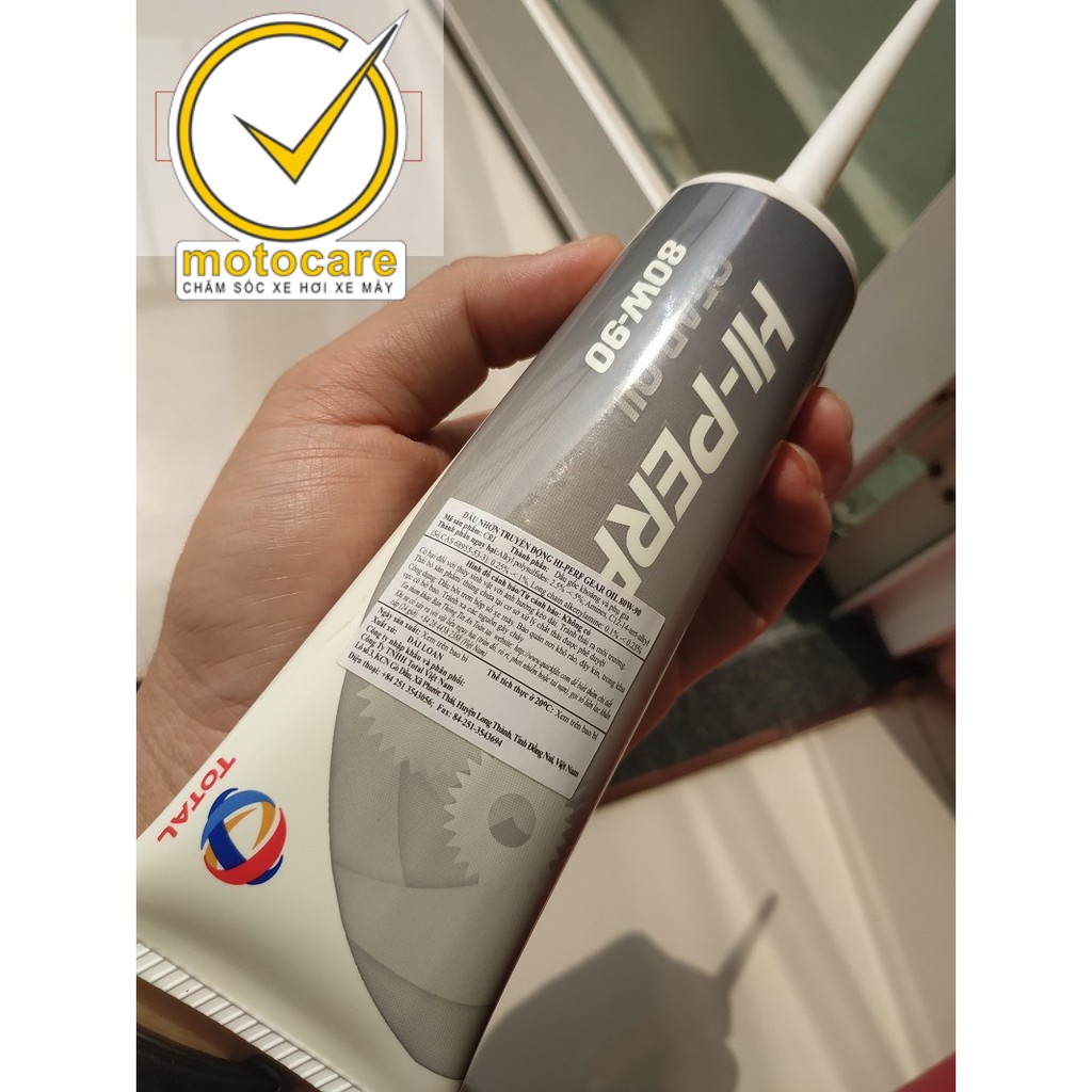 Nhớt lap total 80W90, dầu hộp số total, dầu lap total hàng nhập khẩu Đài Loan tuýp 120ml