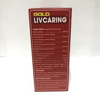 Bổ gan Livcaring gold