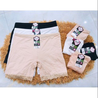 Quần đùi mặc trong váy cotton (dưới 52kg chỉ có màu da)