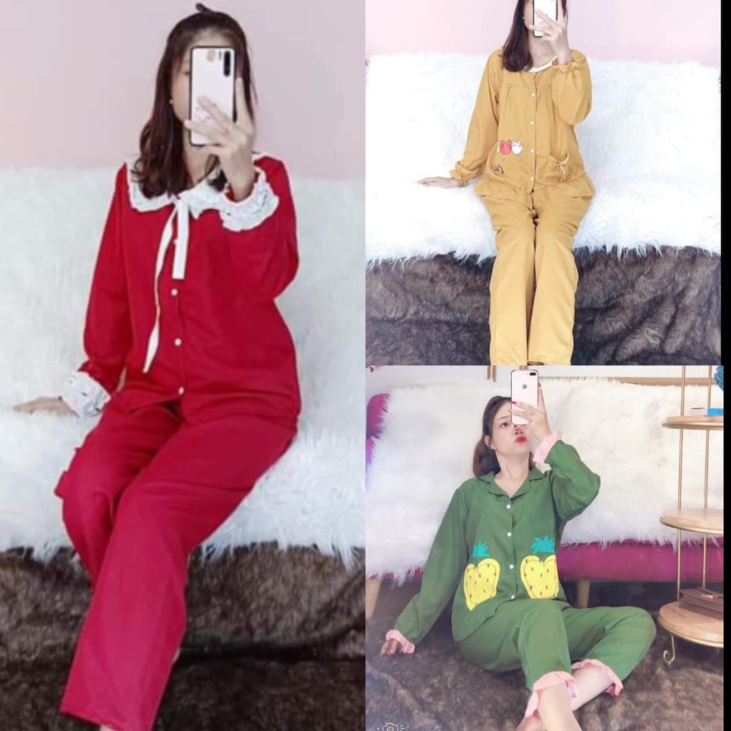 Bộ kate lụa đủ kiểu, 40 đến 58kg - quần dài - ẢNH THẬT