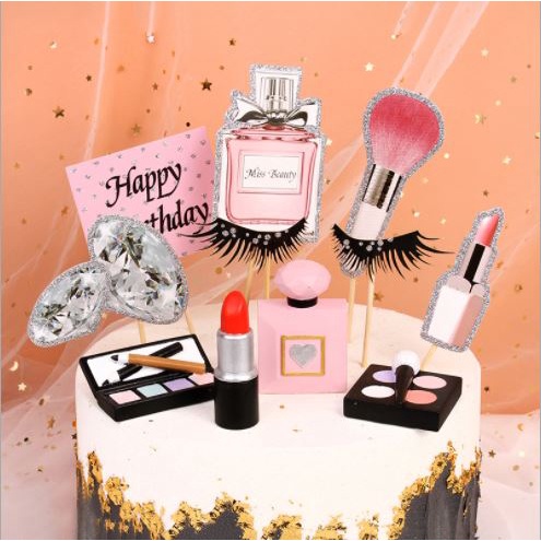 Phụ kiện bánh sinh nhật bánh kem - Set cắm lông mi