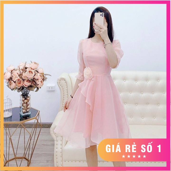 ĐẦM VOAN THIẾT KẾ ĐỘC QUYỀN SIÊU XINH ĐỦ SIZE S,M,L,XL,XXL - V5