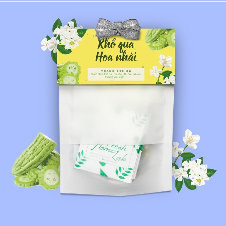 Bột mặt nạ thiên nhiên khổ qua hoa nhài thanh lọc da Fresh Home Lab